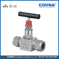 High pressure stainless steel 316/304 female needle valve for gas or water